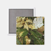 Zilver en gouden kerstboom II-feestdag Magneet (Voorkant / Achterkant)