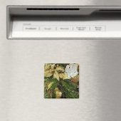 Zilver en gouden kerstboom II-feestdag Magneet (Insitu (Vaatwasser))