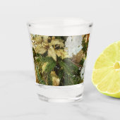 Zilver en gouden kerstboom II-feestdag Shot Glas (Voorkant)