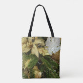 Zilver en gouden kerstboom II-feestdag Tote Bag (Achterkant)