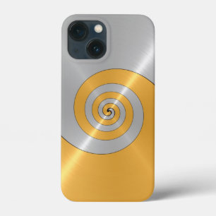 Zilver en gouden, roestvrij, glanzend Hoesje-Ma Case-Mate iPhone Case