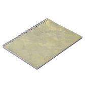 Zilver- en goudkleurige metalen pleister notitieboek (Linkerzijde)