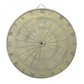 Zilver en goudmetaalgif dartbord (Voorkant)