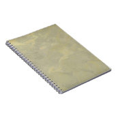 Zilver en goudmetaalgif notitieboek (Rechterzijde)