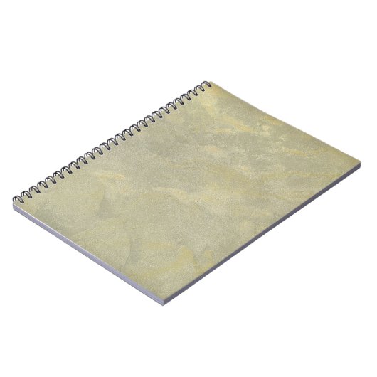 Zilver en goudmetaalgif notitieboek (Linkerzijde)