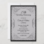 Zilver- en Grijze Jubileum Kaart (Voorkant)