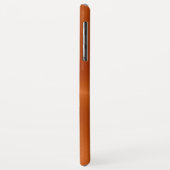 Zilver en Oranje roestvrij staal Case-Mate iPhone Case (Achterkant/links)