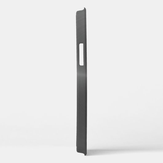 Zilver en Oranje roestvrij staal Case-Mate iPhone Case (Achterkant / Rechts)