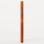 Zilver en Oranje roestvrij staal Case-Mate iPhone Case (Achterkant/rechts)