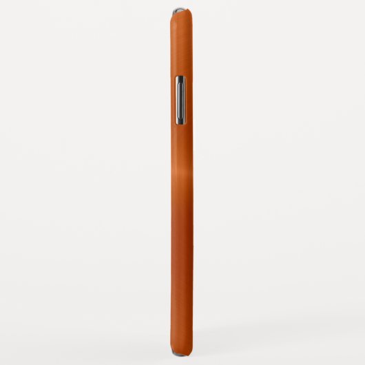 Zilver en Oranje roestvrij staal Case-Mate iPhone Case (Achterkant/rechts)