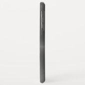 Zilver en Oranje roestvrij staal Case-Mate iPhone Case (Achterkant/links)