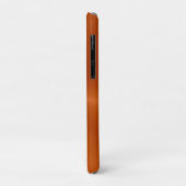 Zilver en Oranje roestvrij staal Case-Mate iPhone Case (Achterkant/links)