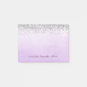 Zilver en Paarse noot van Ombre Post-it® Notes (Voorkant)
