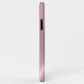 Zilver en roze roestvrij staal Case-Mate iPhone case (Achterkant/rechts)