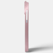 Zilver en roze roestvrij staal Case-Mate iPhone case (Achterkant / Links)