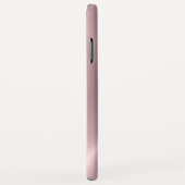 Zilver en roze roestvrij staal Case-Mate iPhone case (Achterkant/rechts)