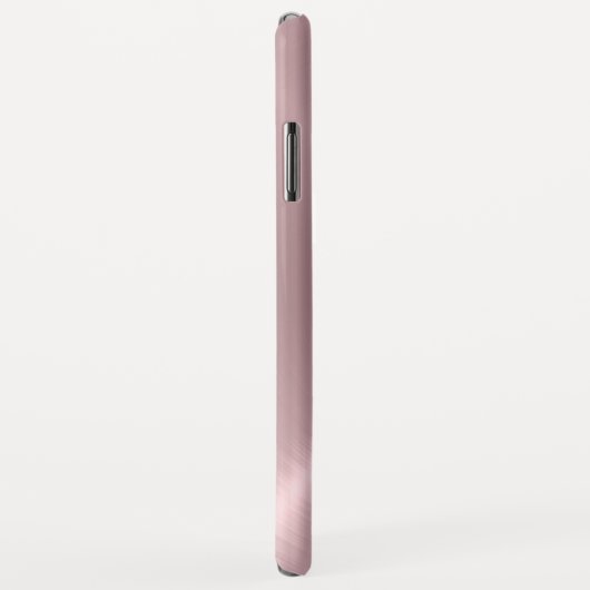 Zilver en roze roestvrij staal Case-Mate iPhone case (Achterkant/rechts)