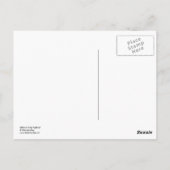 Zilver- en roze tulpen briefkaart (Achterkant)