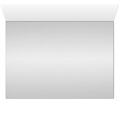 Zilver en Turquoise Bloemen Tafel Nummer Kaart (Binenzijde Horizontaal (Onderkant))