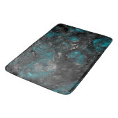Zilver en turquoise steen Abstract Badmat (Gekanteld)