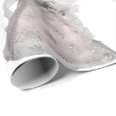 Zilver en witte engel inpakpapier (Rol Hoek)