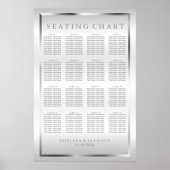 Zilver- en witte zweetspiegel - Zitkaart Poster (Voorkant)