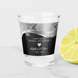 Zilver en zwart Jubileum Shot Glas