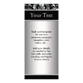 Zilver en Zwart Menu Programma (Voorkant)