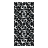 Zilver en Zwart Menu Programma (Achterkant)