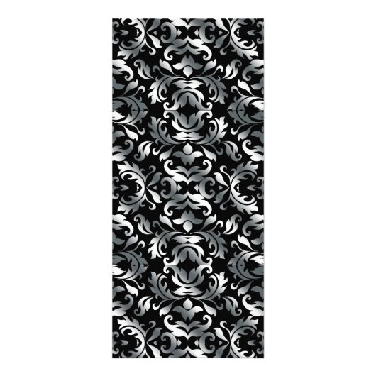 Zilver en Zwart Menu Programma (Achterkant)