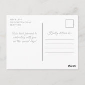 Zilver- en zwarte glazen scheuren zoete zestien briefkaart (Achterkant)