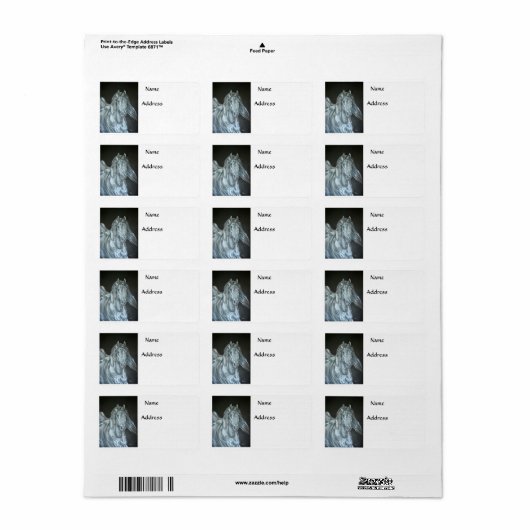 Zilver Etiket (Full Sheet)