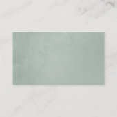 Zilver Eucalyptus Geometric Wedding Plaatskaartje (Achterkant)