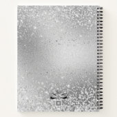 Zilver Fabulous Glitter Eyes Notitieboek (Achterkant)