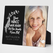 Zilver Folie Je Vleugels Waren Klaar Foto Fotoplaat (Zijkant)