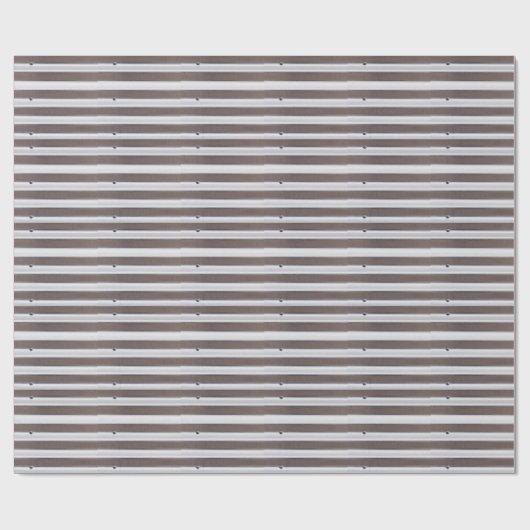 Zilver gegolfd plaat metaal cadeaupapier (Vlak)