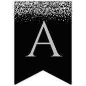 Zilver Gelukkig Nieuwjaar Vlaggetjes (Derde vlag)