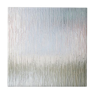 Zilver getextureerde keramische Tegel Tegeltje