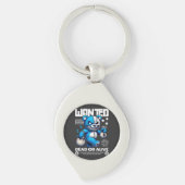 Zilver Gewilde Outlaw Beer Sleutelhanger - Metal S (Voorkant)