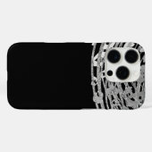 Zilver Glam Luipaardprint Exotische Dierenprint Case-Mate iPhone Case (Achterkant (horizontaal))