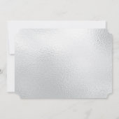 Zilver Glamoureuze Diamanten Roze Glitters VIP-fee Kaart (Achterkant)