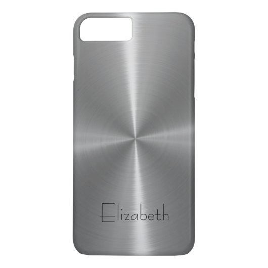 Zilver Glanzend Staal Metaal Case-Mate iPhone Case (Achterkant)