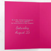 Zilver Glisten Lief 16 Feest Uitnodiging (Binnenzijde eerst)