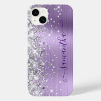 Zilver Glitter Bleek Lavendel Glam Meisjesachtige