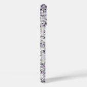 Zilver Glitter Donker Paarse Meisjesachtige Handte Case-Mate iPhone Case (Achterkant / Rechts)