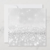 Zilver glitter Glitter Grey Black White Vip Kaart (Achterkant)