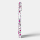 Zilver Glitter Heet Roze Folie Meisjesachtige Hand Case-Mate iPhone Case (Achterkant / Rechts)