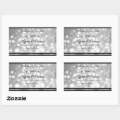 Zilver Glitter Product Label Sparkle Diamonds Logo (Vel)