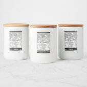Zilver Glitter Product Label Sparkle Diamonds Logo Voedselcontainer Etiket (Flessen)