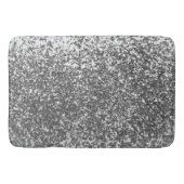 Zilver glitter textuur badmat (Voorkant)